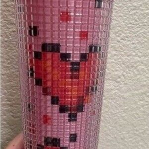 Starbucks Pixel Heart Mosaic Tumbler